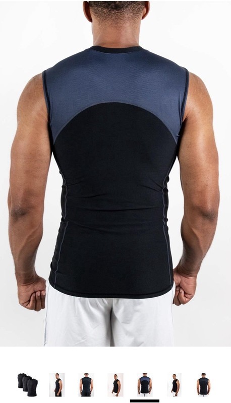 NIP - DEVOPS 3 Pack Men's Athletic Compression Shirts Sleeveless - XL gallery