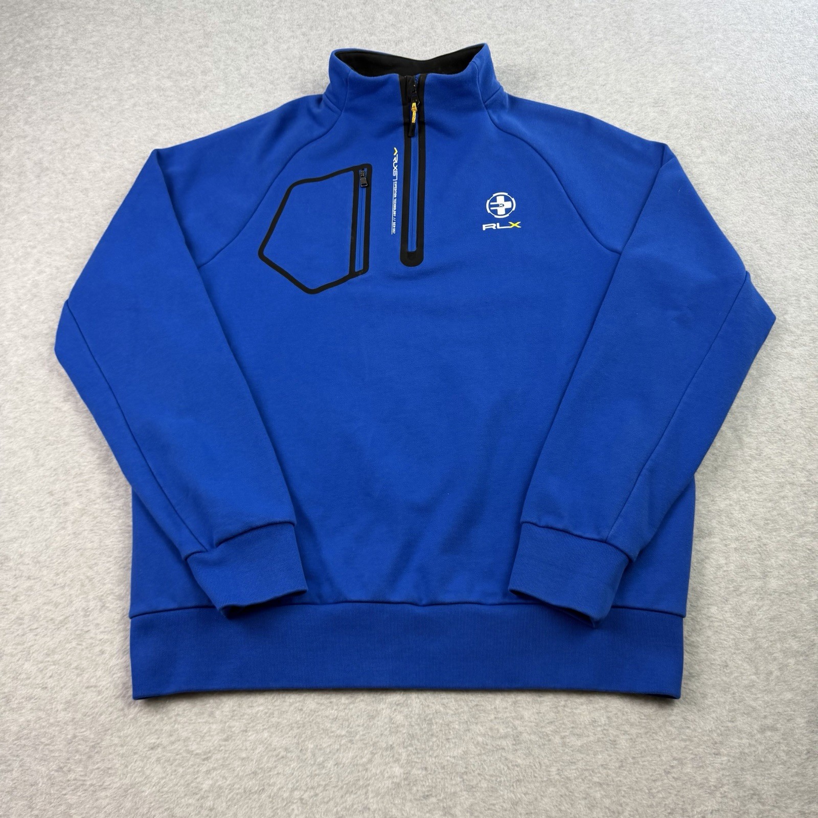 RLX Ralph Lauren Expedition Technology 1/4 Zip Mens XL Blue Performance Ski gallery
