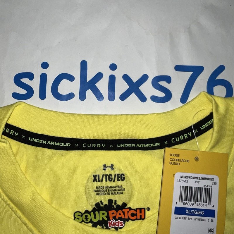 Under Armour Steph Curry x Sour Patch Kids Heavyweight Tee 'Sweet Then Sour' gallery