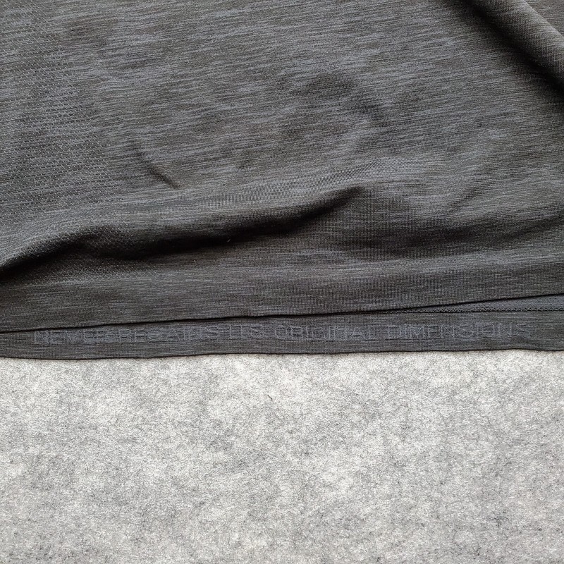 Lululemon Shirt Men's Size Medium Dark Gray Metal Vent Tech 3 Henley Long Sleeve gallery