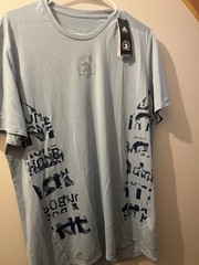 adidas Boston Marathon 2019 Men’s Light Blue Graphic Lightweight Running T-Shirt