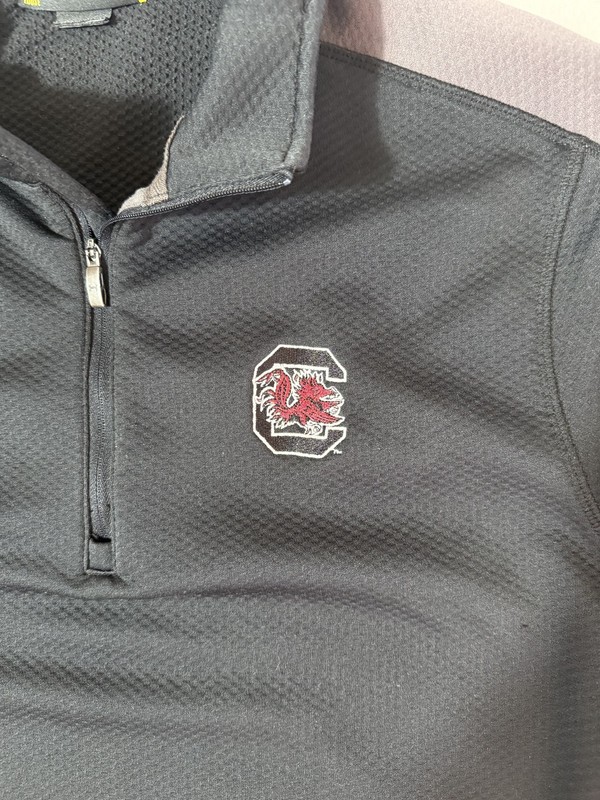 Under Armour Men's Champion South Carolina Gamecocks 1/4 Zip Pullover Size Large gallery