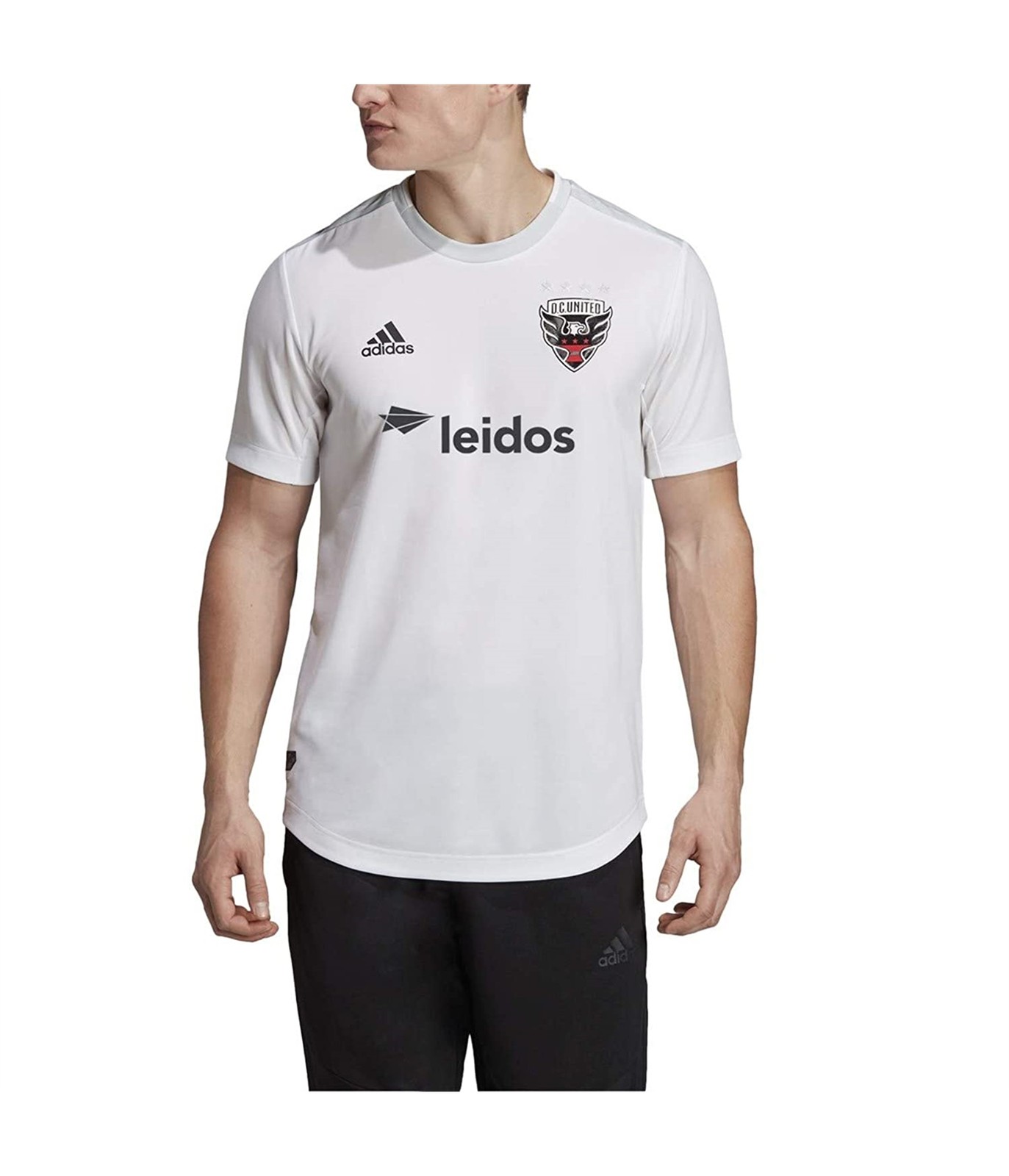 Adidas Mens D.C. United Away Jersey, whitegray, XL gallery