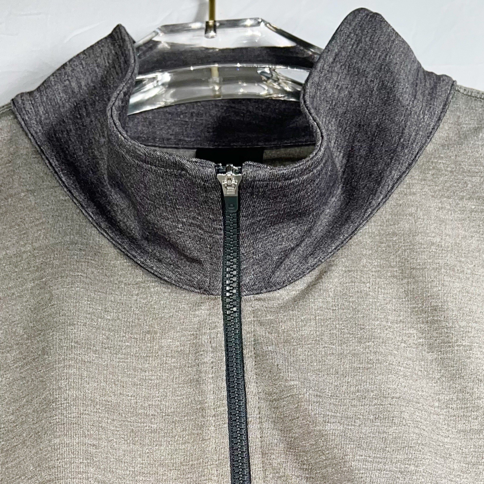 Dunning Golf Jacket Men's 2XL Performance 1/4 Zip Long Sleeve Gray Pullover gallery