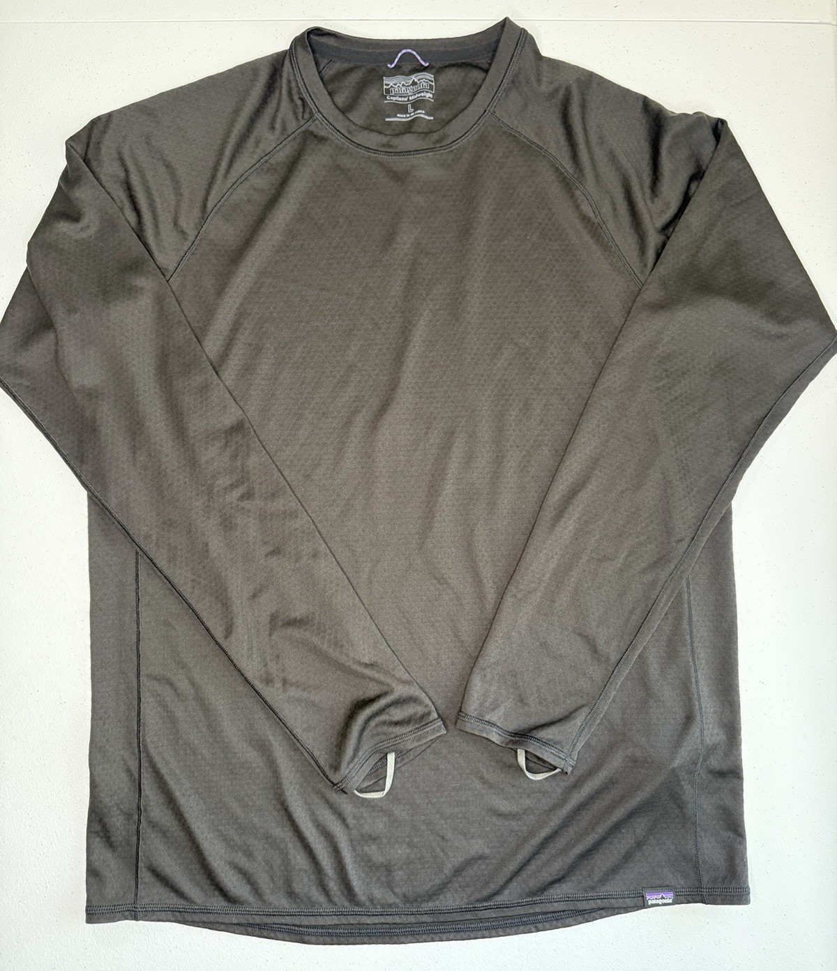 Patagonia Capilene Midweight Base Layer Mens Crew Neck Pullover Shirt! Size L gallery