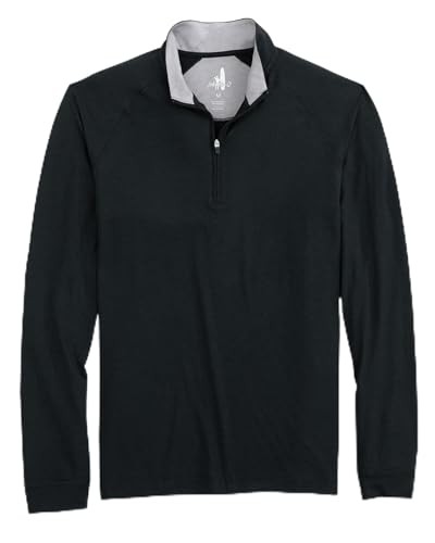 johnnie-O Freeborne Performance 1/4 Zip Pullover Mens Black Size XXL (7852260) gallery