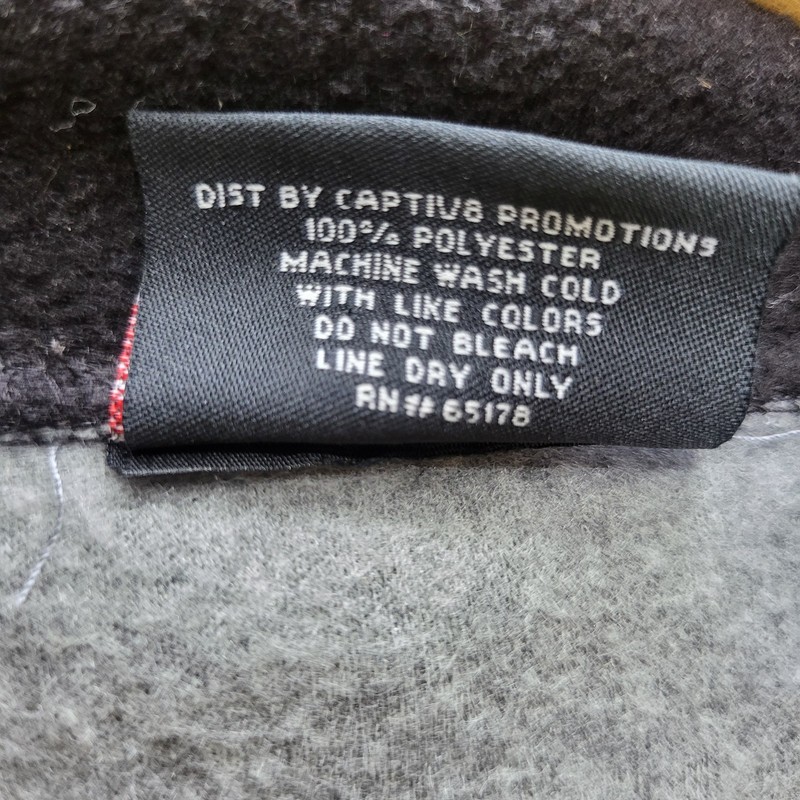ESPN The Magazine mens XL gray 1/4 zip thermal pullover gallery