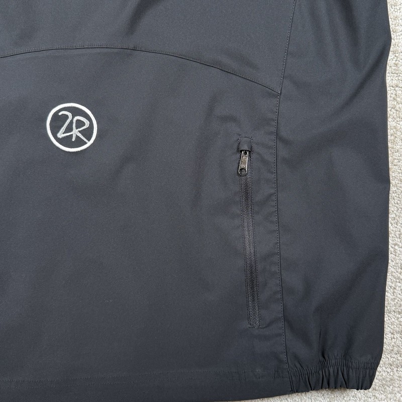 Zero Restriction Men's XL Black Performance 1/4 Zip Golf Pullover Windbreaker gallery