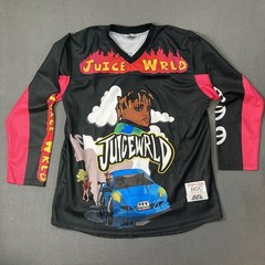Juice WRLD Goodbye And Good Riddance Headgear Hockey Jersey Sz 2XL Hip Hop Rap