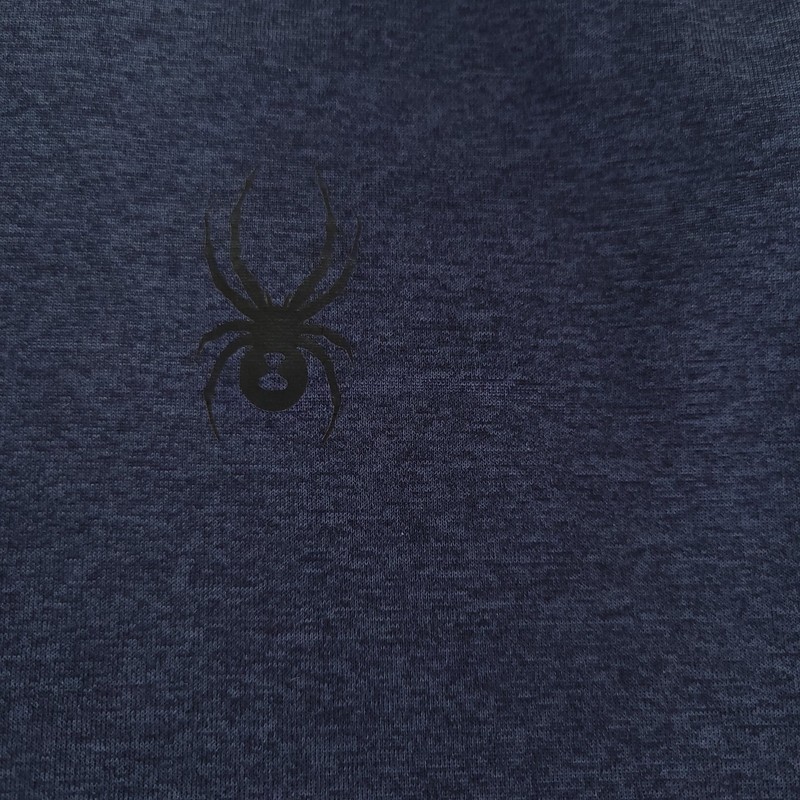 Spyder Shirt Mens Extra Large Long Sleeve Moisture Wicking Base Layer Lined Blue gallery