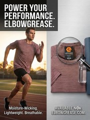 Elbowgrease Athletics Performance Maroon/Burgundy Heather T-Shirt Men’s Medium