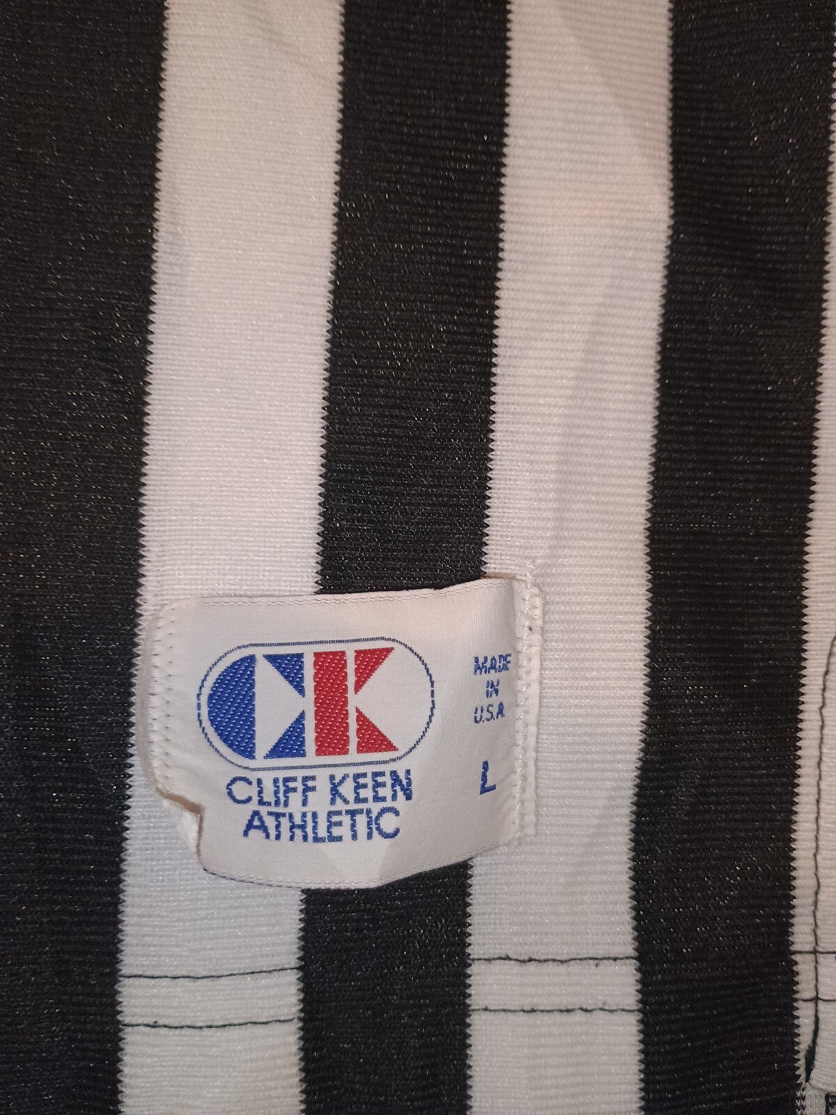 Cliff Keen White And Black Ref Shirt With Patch gallery