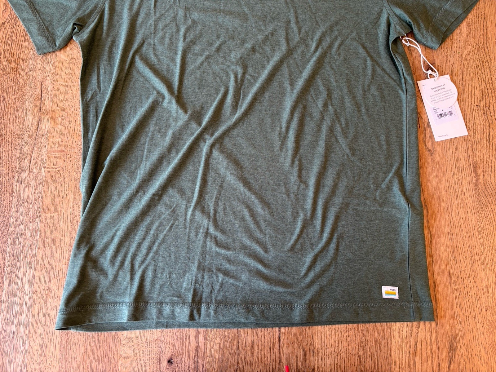Vuori Men's Strato Tech Tee Large green gallery