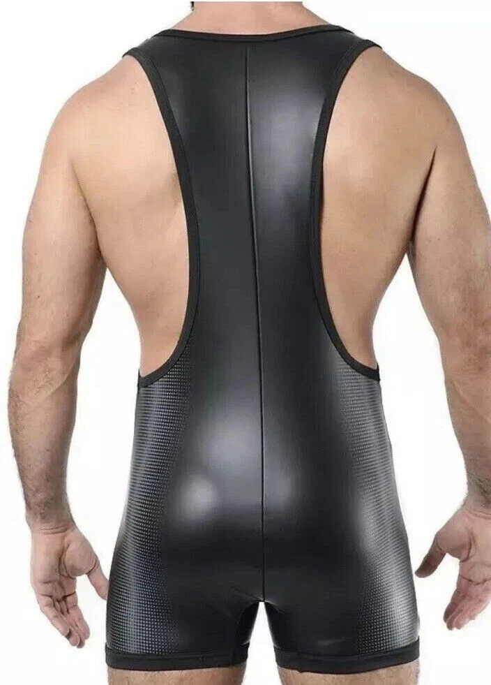 NASTY PIG Accelerator wrestling Singlet, SPORTS GEAR, Fetish wear, Rubber cloth gallery