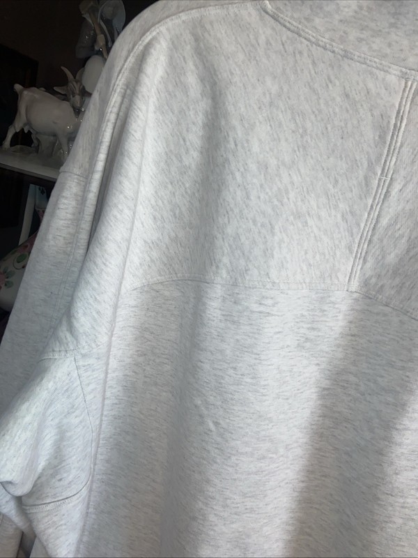 lululemon mens 1/4 Zip Front Sweat Shirt 2XL. Pit To Pit 28. Length 28. gallery