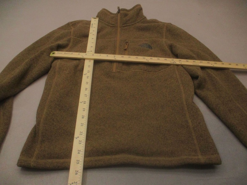 The North Face Size M Men Brown Sherpa 1/2 Zip Long Sleeve Outdoor Pull Over 494 gallery