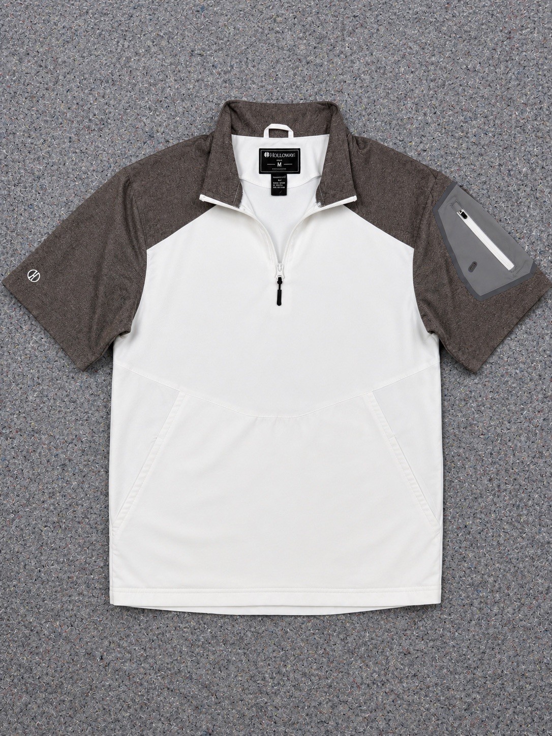 Holloway Sportswear M Raider Short Sleeve Pullover Carbon Print/Whit gallery