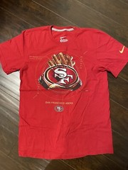 Nike San Francisco 49ers Gloves Shirt Small
