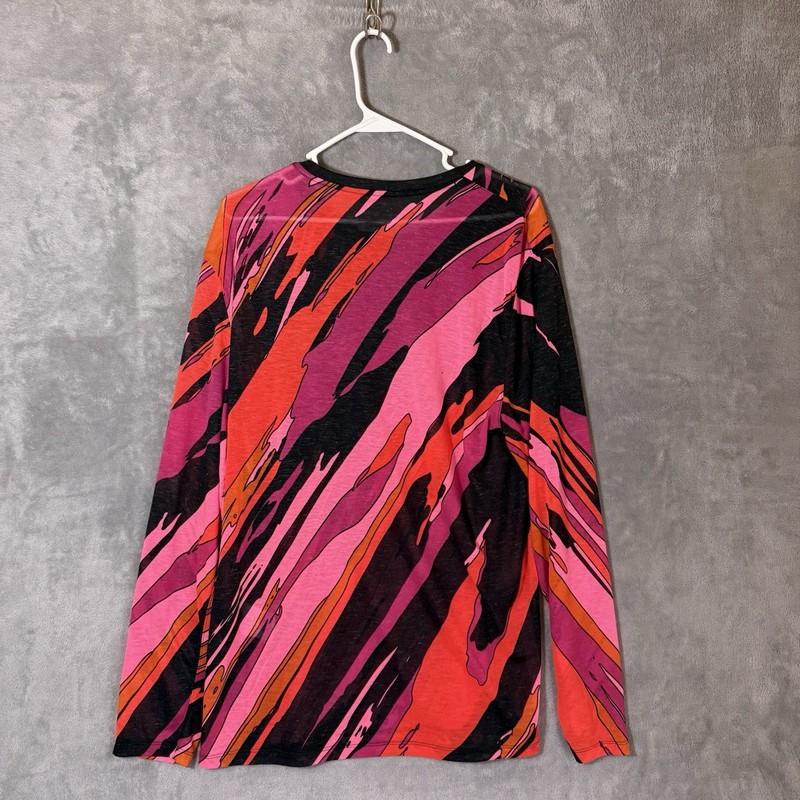 NWT Under Armour Pro Runner 24 Shirt Mens XL Pink Orange Camo Fitted LS Gym gallery