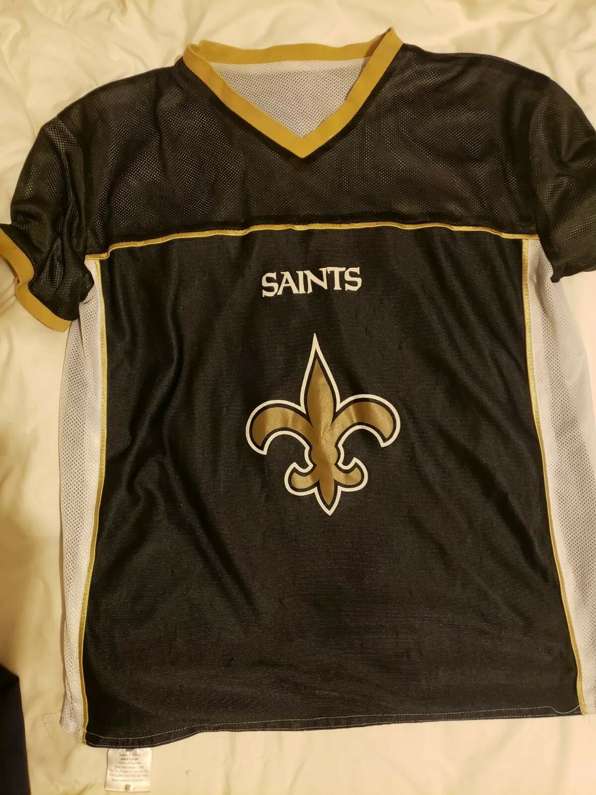 NFL Flag Football Reversible Jersey Men's Large New Orleans Saints gallery