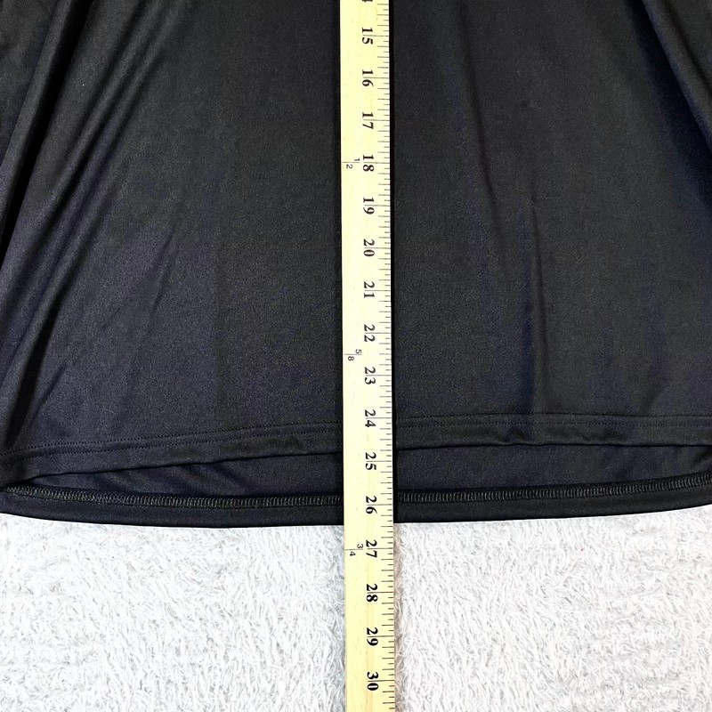 Under Armour Men's Solid Black Loose Fit V-Neck Short Sleeve T-Shirt Size L gallery