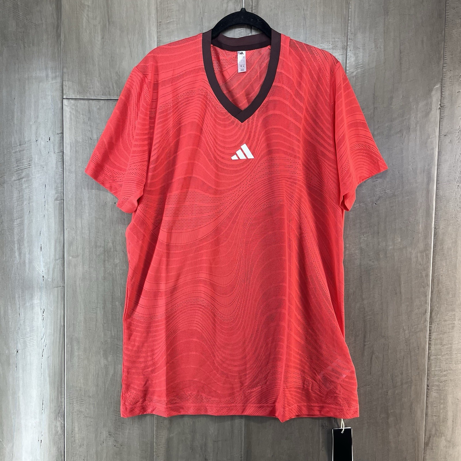 adidas Pro Climachill+ Freelift Men's Mesh Tennis T-Shirt Slim Fit Large JD8633 gallery