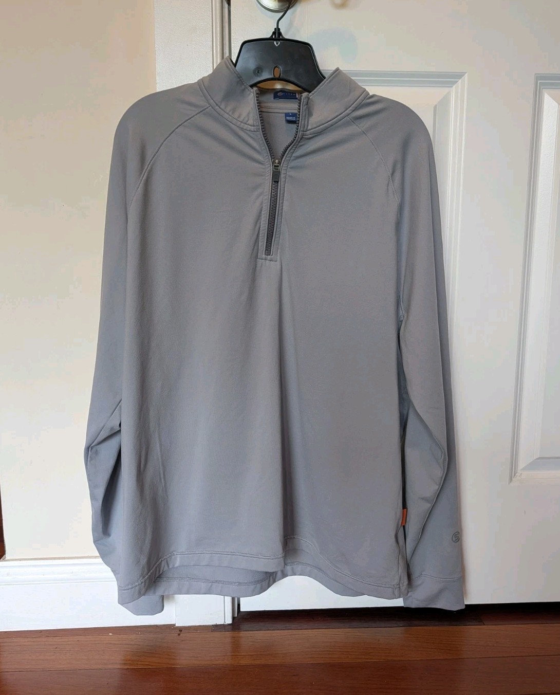 STITCH Golf Scout 1/4 Zip Pullover Shirt Mens Long Sleeve Size L Large Gray gallery