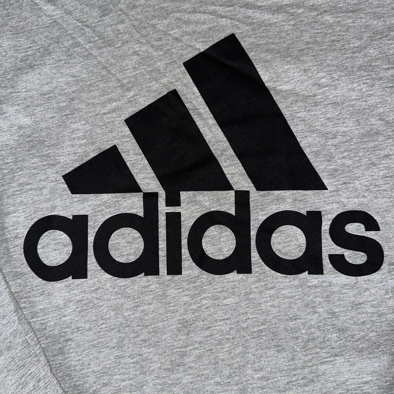 NWT Men’s Small Adidas Heather Gray Long Sleeve Amplifier Tee Shirt New gallery