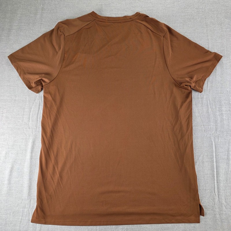 Nike Court Dri-Fit Advantage Tennis Shirt FZ6910-281 Brown Heritage - New XL gallery