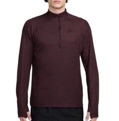 Nike Trail Running Top Burgundy Dri-FIT Quarter -Zip Size Large NWT FV9994-652