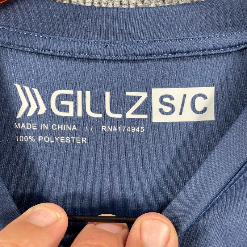 Gillz Dry Fit Fishing Shirt Men's Small Blue Long Sleeve Stretch Outdoors gallery