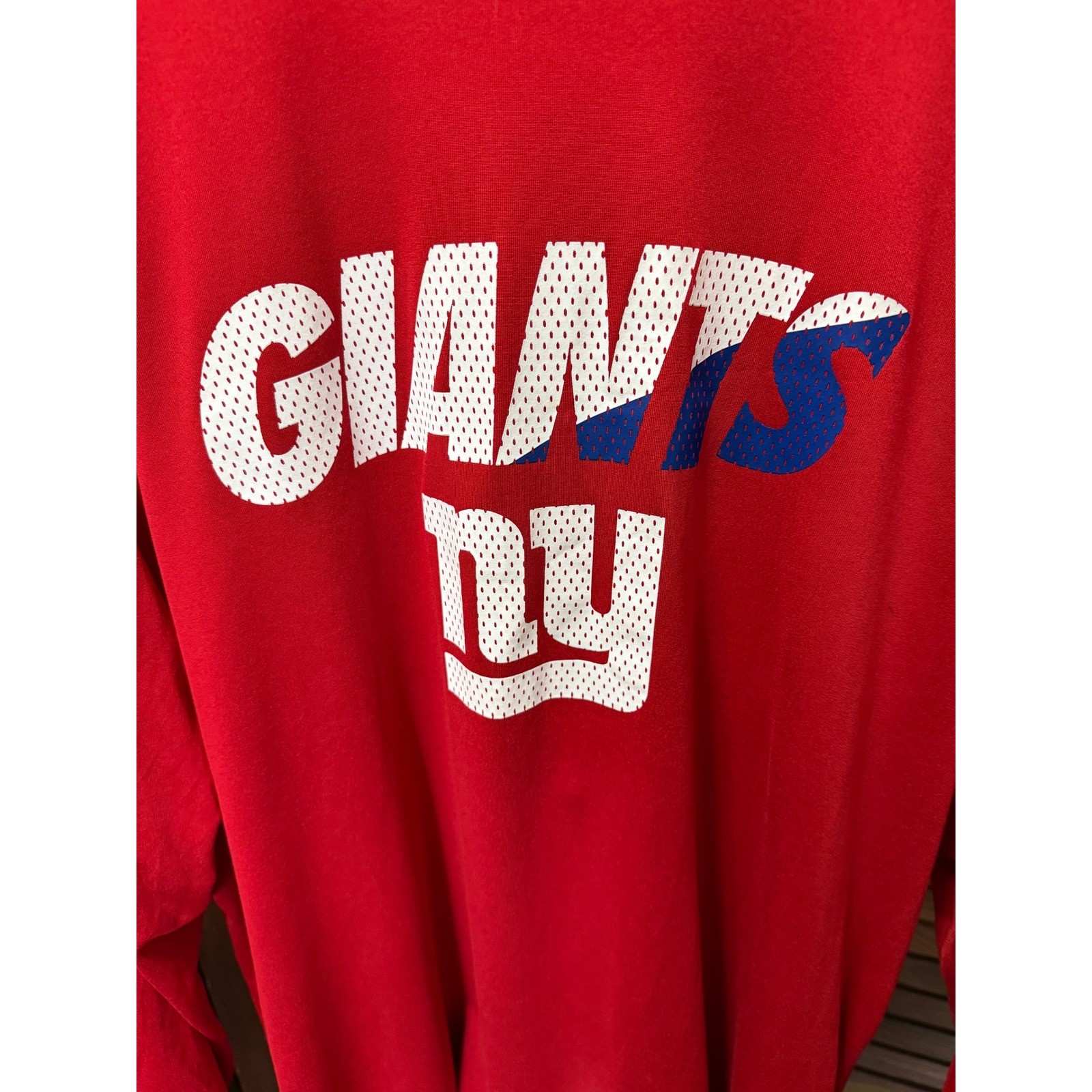 Nike New York Giants NFL Training Dri-FIT Long Sleeve Shirt Mens XL Red gallery