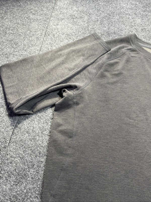 All in Motion Shirt Mens 2XL Fitted Cold Weather Mock Long Sleeve Athletic Gray gallery