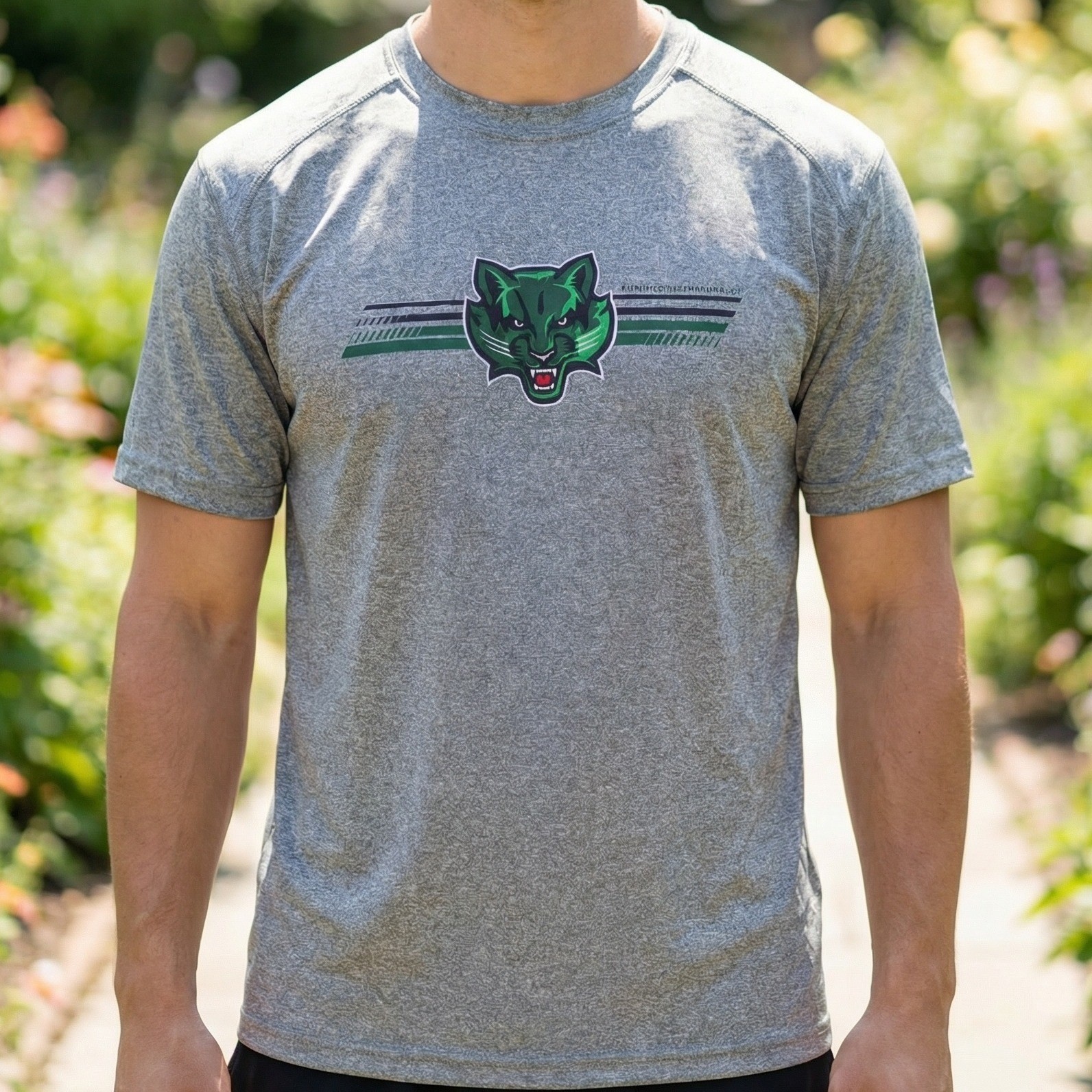 Rivalry Threads Binghamton Bearcats Mens Performance T-Shirt Heather Gray M gallery