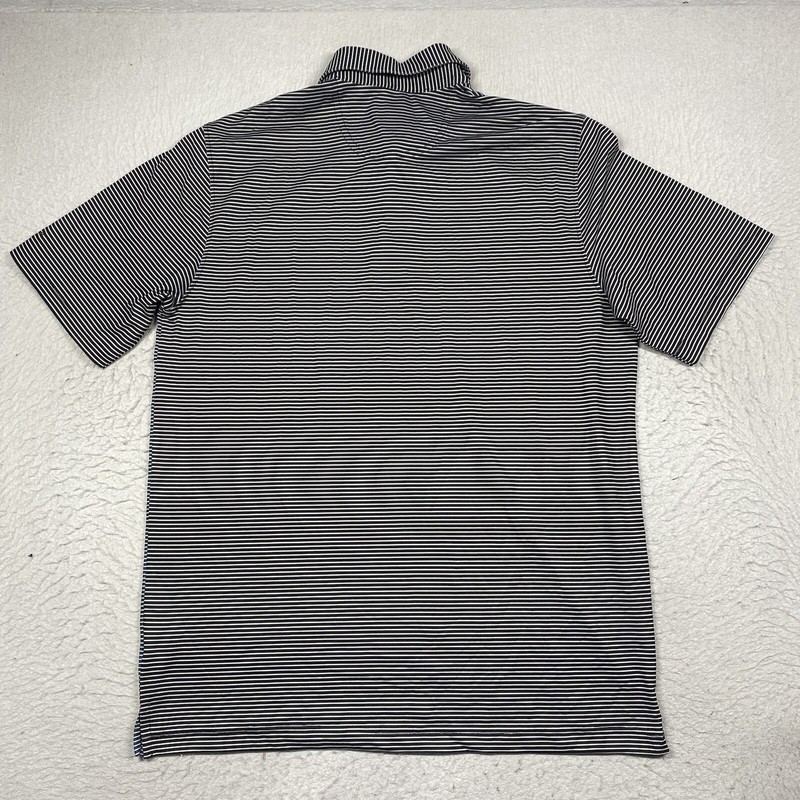 Greg Norman Polo Shirt Play Dry Mens Medium Multicolor Striped Short Sleeve gallery