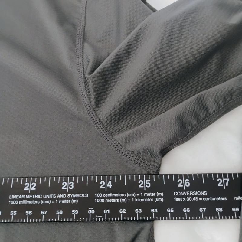 BYLT Basics Drop Cut Lux Long Sleeve Performance Stretch Mens XXL Gray Shirt J gallery