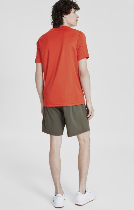 Reebok Men Short Sleeve Crewneck Training Tech T-Shirt Dynam Red Size 2XL gallery