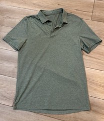 Lululemon Evolution Polo Men’s Medium M Green Performance Golf