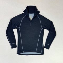 Devold Norway Merino Wool Zip Neck Top Thermal Base Layer Long Sleeve Men Size M