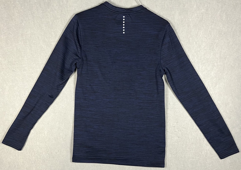 RBX XTrain Long Sleeve Compression Shirt Mens Sm Blue Activewear Workout #2586 gallery