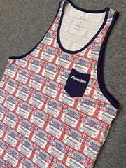 Budweiser Mens Pocket Tank Top Logo Size XL Beer Party Summer Shirt Extra Large