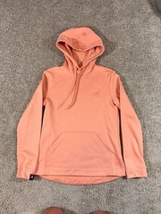 Adidas AEROREADY Pullover Hoodie Womens Small Pink Athletic Sweatshirt EUC