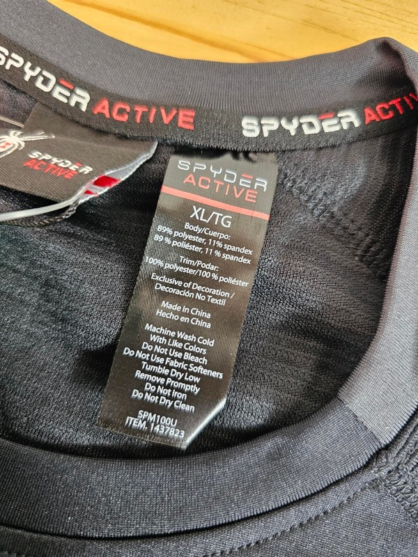 XL / X-LARGE - BLACK - Spyder Active Men's Stretch Pullover Long Sleeve Shirt gallery