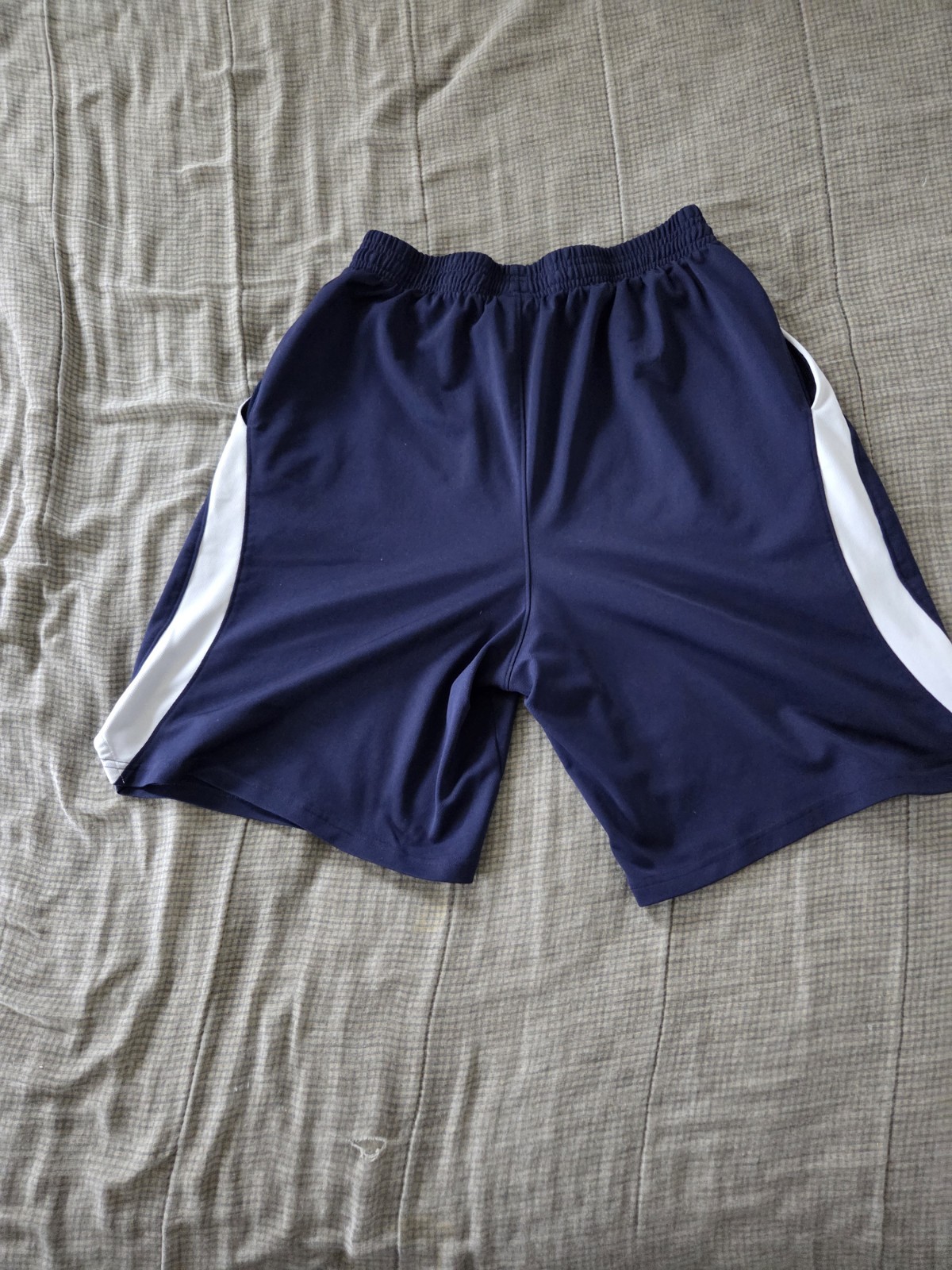 Blue Under Armour Shotts With White On The Sides Men's Size L gallery