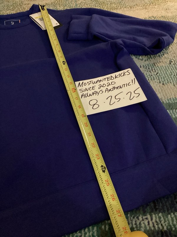 NWT Nike 24.7 ImpossiblySoft Dri-Fit Crew Sweatshirt Deep Royal Blue Men’s Sz S gallery
