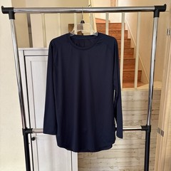 ASRV Men’s Large Long Sleeve Performance Shirt DSG-0659 Navy Blue Lightweight