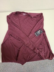 New With Tags Swiss Tech Performance Gear Maroon Long Sleeve XL/XG (46-48) 