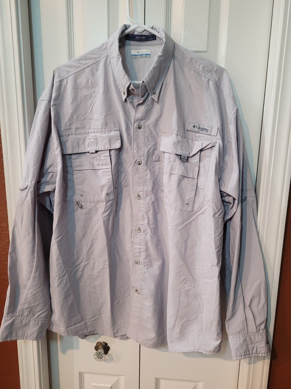 Lot of 3 shirts L Columbia PFG MENS 1 LONG/ 2 Short SLEEVE FISHING SHIRTS gallery