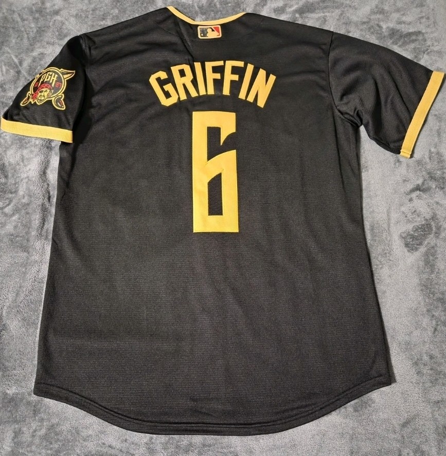 Fast Free Shipping! Large Konnor Griffin Pittsburgh Pirates Stitched Jersey 6 gallery