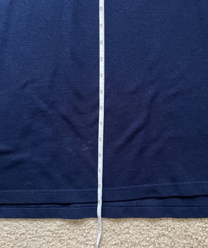 Vantage GE General Electric Logo Navy Blue Color Block Golf Polo Shirt Mens XL gallery